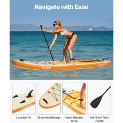 VEVOR Inflatable Stand Up Paddle Board, 11.6' x 35