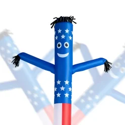 VEVOR Inflatable Tube Man, 20-Feet Tall, Wacky Waving Dancing Tube Guy, Wind Flying Arm Flailing Air Puppet, 18-Inch for Outdoor Advertising, Business Store, Increase Visibility (Blower Not Included)