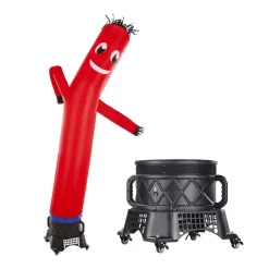 VEVOR Inflatable Tube Man Set, 10 ft Tall, Wacky Waving Inflatable Dancing Tube Guy with 9/10 HP Blower, PP Shell IPX3 Waterproof Blower Fan, for Outdoor Advertising Business Store Party