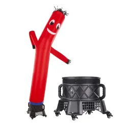 VEVOR Inflatable Tube Man Set, 20 ft Tall, Wacky Waving Inflatable Dancing Tube Guy with 1 HP Blower, PP Shell IPX3 Waterproof Blower Fan, for Outdoor Advertising Business Store Party