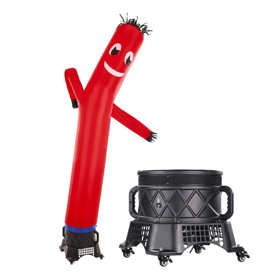 VEVOR Inflatable Tube Man Set, 20 ft Tall, Wacky Waving Inflatable Dancing Tube Guy with 1 HP Blower, PP Shell IPX3 Waterproof Blower Fan, for Outdoor Advertising Business Store Party