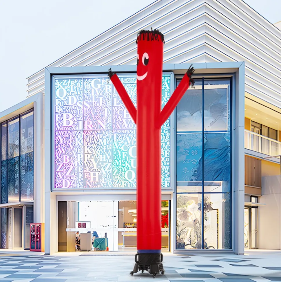VEVOR Inflatable Tube Man Set, 20 ft Tall, Wacky Waving Inflatable Dancing Tube Guy with 1 HP Blower, PP Shell IPX3 Waterproof Blower Fan, for Outdoor Advertising Business Store Party