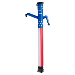 VEVOR Inflatable Tube Man with Blower, 10 ft Tall, Wacky Waving Wind Flying Inflatable Dancing Tube Guy with 3/4 HP IPX3 Waterproof Blower Fan, for Outdoor Advertising Business Store Decoration, Red