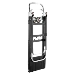 VEVOR 2 in 1 Folding Hand Truck, 500 lbs Load Capacity for 4-Wheel Mode, Convertible Hand Truck Dolly with Wheels & Adjustable Handle, Portable Dolly for Moving Home, Office, Warehouse