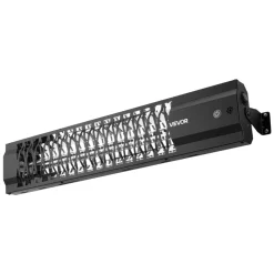 VEVOR Infrared Heater 1500W Electric Space Heater for Outdoor Use Black, Remote, Panel & Side Switch Control, Cold-Rolled Steel, Easy Installation, Even Warmth for Patios, Backyards, Balconies