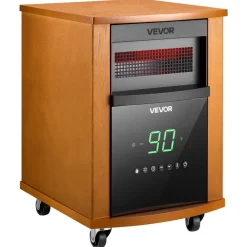 VEVOR Infrared Heater, 1500W Electric Space Heater with Remote Control, 2 Speeds & Easy Operate, Indoor/Outdoor for Patio Bedroom,Studio,Porch,Dining Room,Studio