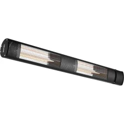 VEVOR Infrared Heater 1500W Electric Space Heater 3 Heat Settings Black, with Remote Control for Outdoor Use, 24 Hours Timer, Premium Aluminum Alloy, Even Warmth for Patios, Backyards, and Balconies