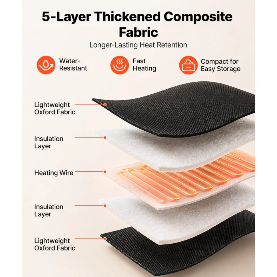 VEVOR Infrared Sauna Blanket with Armholes, 71 x 32 in Portable Sauna Bag, Even Heating for Home Detox & Relaxation, Temp Control & Timer, Lightweight Oxford Fabric Heating Wrap with Carry Bag, Black