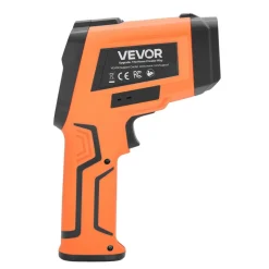 VEVOR Infrared Thermometer, -22℉ to 2192℉ Dual-Mode IR Thermometer Gun with K-Type Thermocouple, Dual Laser Heat Temperature Gun Non-Contact for Cooking/Griddle/Engine/Industrial Use (Not for Human)