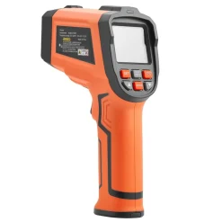 VEVOR Infrared Thermometer, -22℉ to 2912℉ Dual-Mode IR Thermometer Gun with K-Type Thermocouple, Dual Laser Heat Temperature Gun Non-Contact for Metal Smelting/Engine/Industry/Cooking (Not for Human)