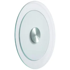 VEVOR 20 in Glass Lazy Susan Turntable, 360° Rotation Round Clear Tabletop Rotating Tray, Tempered Glass Dining Table Centerpiece, Smooth and Silent Spin, for Family Gatherings, Banquets & Weddings