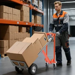 VEVOR 4 in 1 Hand Truck, 1000 lbs Load Capacity for 4-Wheel Mode, Convertible Hand Truck Dolly with Non-Slip Handle & Wheels, Aluminum Alloy Portable Dolly for Moving Home, Office, Warehouse