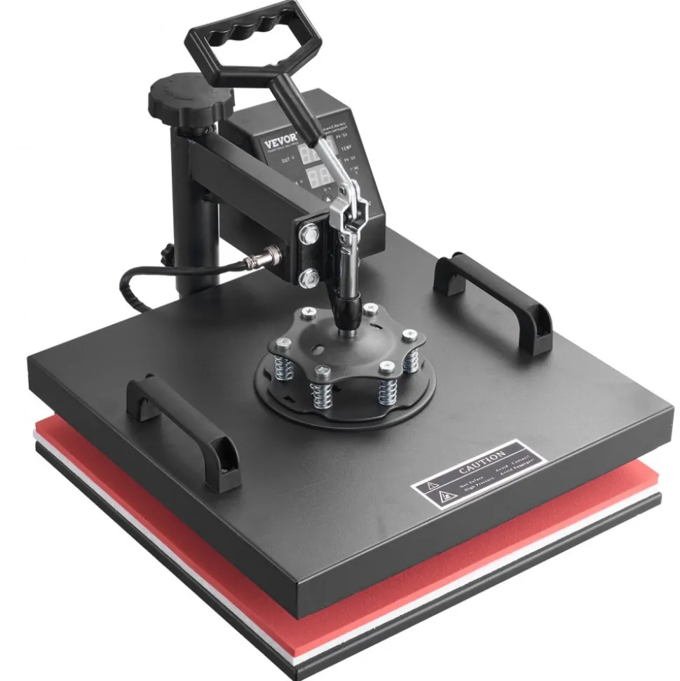 VEVOR 8 in 1 Heat Press Machine 15x15 Inch T-Shirt Pressing Machine 360° Swing Away Professional Sublimation Heat Press for Sublimation, Vinyl, Heat Transfer Projects