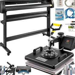 VEVOR 8 In 1 Heat Press Sublimation Machine & 53