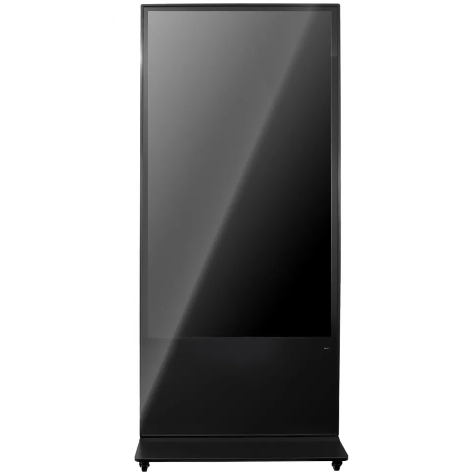 VEVOR 65 in Indoor Digital Signage 4K Floor Stand Advertising Display Kiosk, WiFi HDMI/USB Input Android OS, 178° Wide View, LCD Touchscreen Interactive Monitor, Mobile Commercial Totem Poster