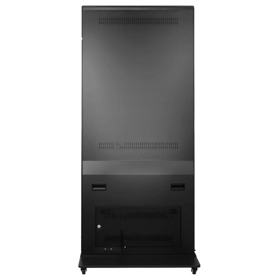 VEVOR 65 in Indoor Digital Signage 4K Floor Stand Advertising Display Kiosk, WiFi HDMI/USB Input Android OS, 178° Wide View, LCD Touchscreen Interactive Monitor, Mobile Commercial Totem Poster