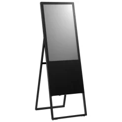 VEVOR 32 in Indoor Digital Signage Floor Standing Advertising Display Kiosk, WiFi HDMI/USB Input Android OS, 178° Wide View, LCD Touchscreen Interactive Monitor, Commercial Totem Vertical Poster