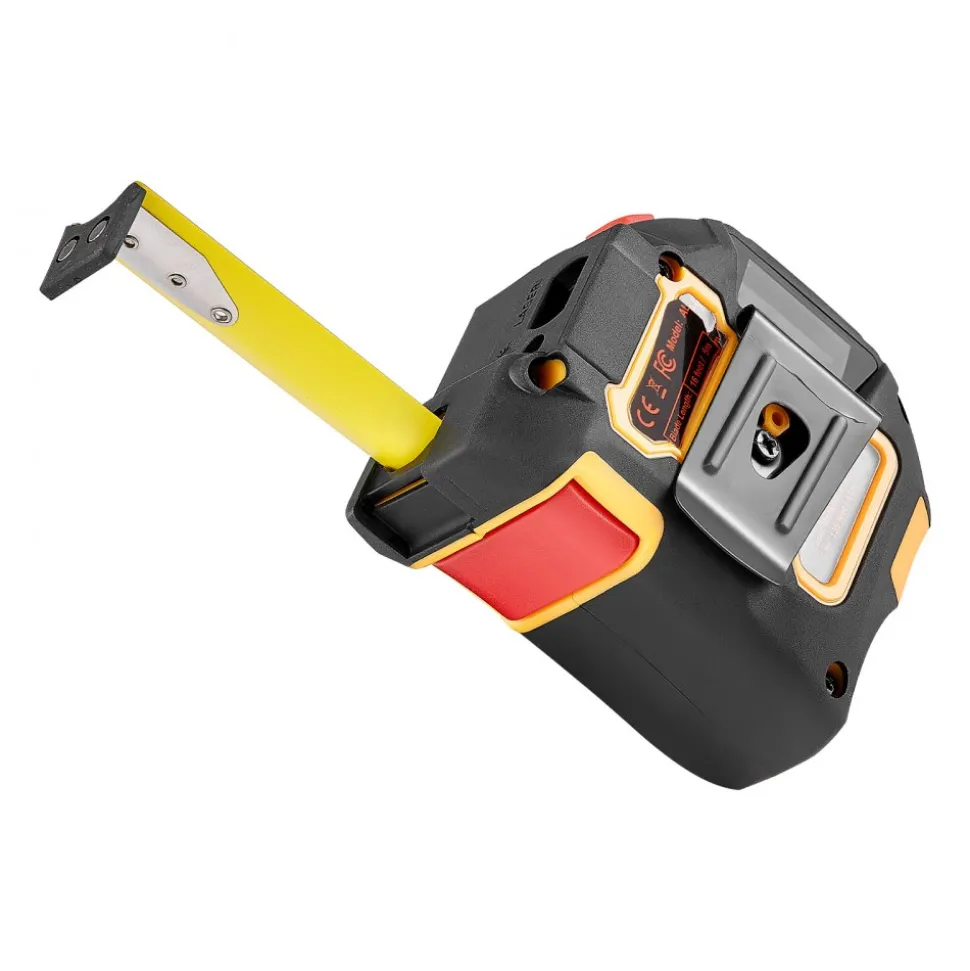 VEVOR 2-in-1 Laser Tape Measure, 135Ft Rechargeable Laser Measurement Tool & 16Ft Measuring Tape with Magnetic, 4 Modes-Length, Area, Volume, Continuous,ft/in/m/ft+in Unit,for Outdoor,Decoration