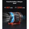 VEVOR Inline Duct Fan, 807 CFM 8 inch EC Motor Ventilation Fan with 3-Speed Circulation, 10-Speed PWM Controller, Timer-Controlled Operation, Cooling for Grow Tents, Indoor Gardening, Hydroponics