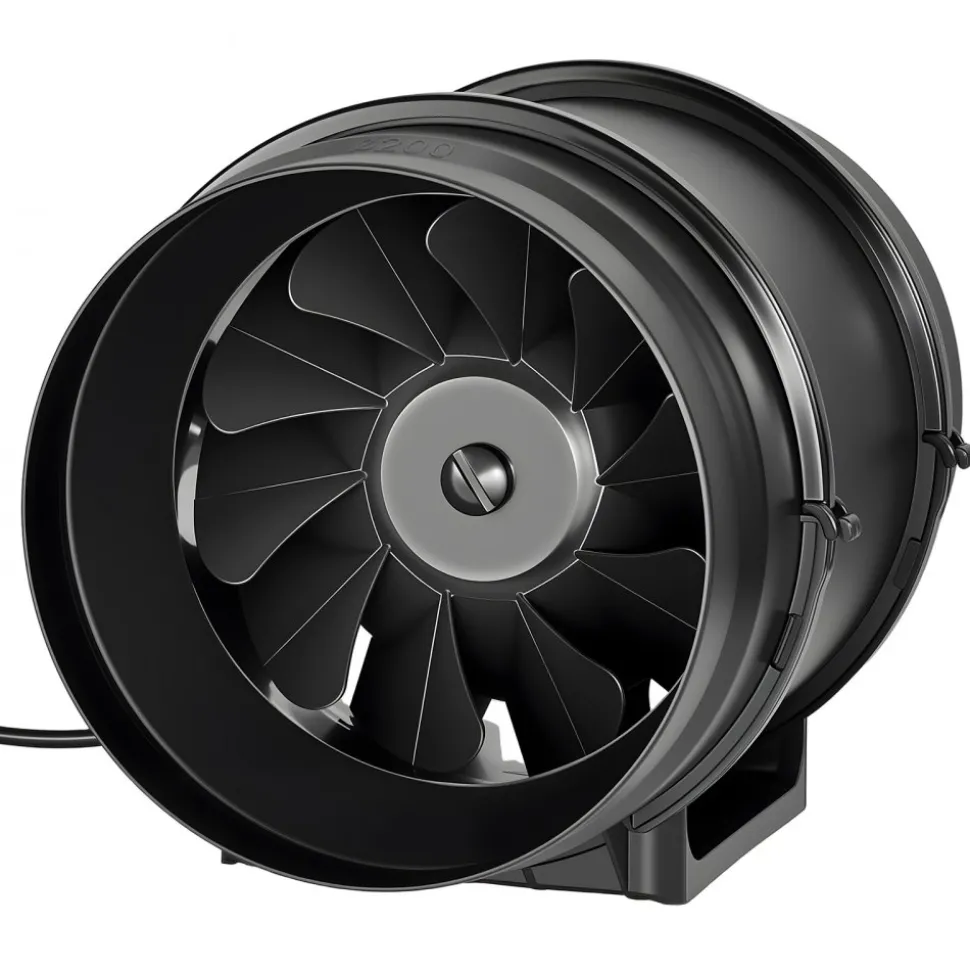 VEVOR 8" Inline Duct Fan, 720 CFM Ventilation Exhaust Fan Quiet AC Motor for Heating Cooling Booster, Grow Tents, Hydroponics