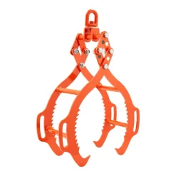 VEVOR 32in Log Lifting Tongs, 4-Claw Log Tongs, Heavy Duty Steel Log Grapple, 2200LBS Lifting Capacity, Swivel Log Graper Timber, Eagle Claw Design, Log Skidding Tongs for Trucks, Tractors, Forklifts