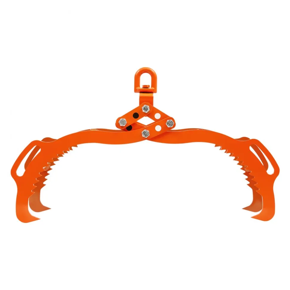 VEVOR 32in Log Lifting Tongs, 4-Claw Log Tongs, Heavy Duty Steel Log Grapple, 2200LBS Lifting Capacity, Swivel Log Graper Timber, Eagle Claw Design, Log Skidding Tongs for Trucks, Tractors, Forklifts