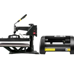 VEVOR 6 In 1 Mug Hat Heat Press & 14 Inch Vinyl Cutter Plotter Machine Kit