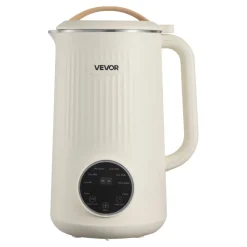 VEVOR 8-in-1 Nut Milk Maker, 34 oz Soy Milk Maker with 180W Blending, for Homemade Oat, Nut, Soy, Juice, Milkshake, Rice Cereal, Plant-Based Beverages with Self-Cleaning, Boil Water, 12-Hour Delay