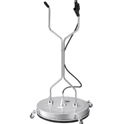 VEVOR 30 in Pressure Washer Surface Cleaner, Raised Handle, Stainless Steel, Power Washer Attachment with Wheels for Concrete, Patio, Sidewalk, Deck, Driveway, Floor, 4000 Max PSI, 3/8 Quick Connector