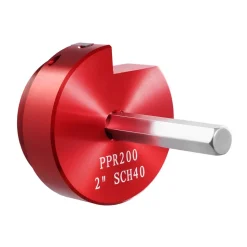 VEVOR 2 In PVC Pipe Reamer, Aluminum Alloy, PVC Pipe Fitting Saver, for Use with SCH 40 ABS, PVC, CPVC Pipes, Clean Leftover Pipe & Solvent Cement Remnants, for Water Lines, Drain Lines, Vent Lines