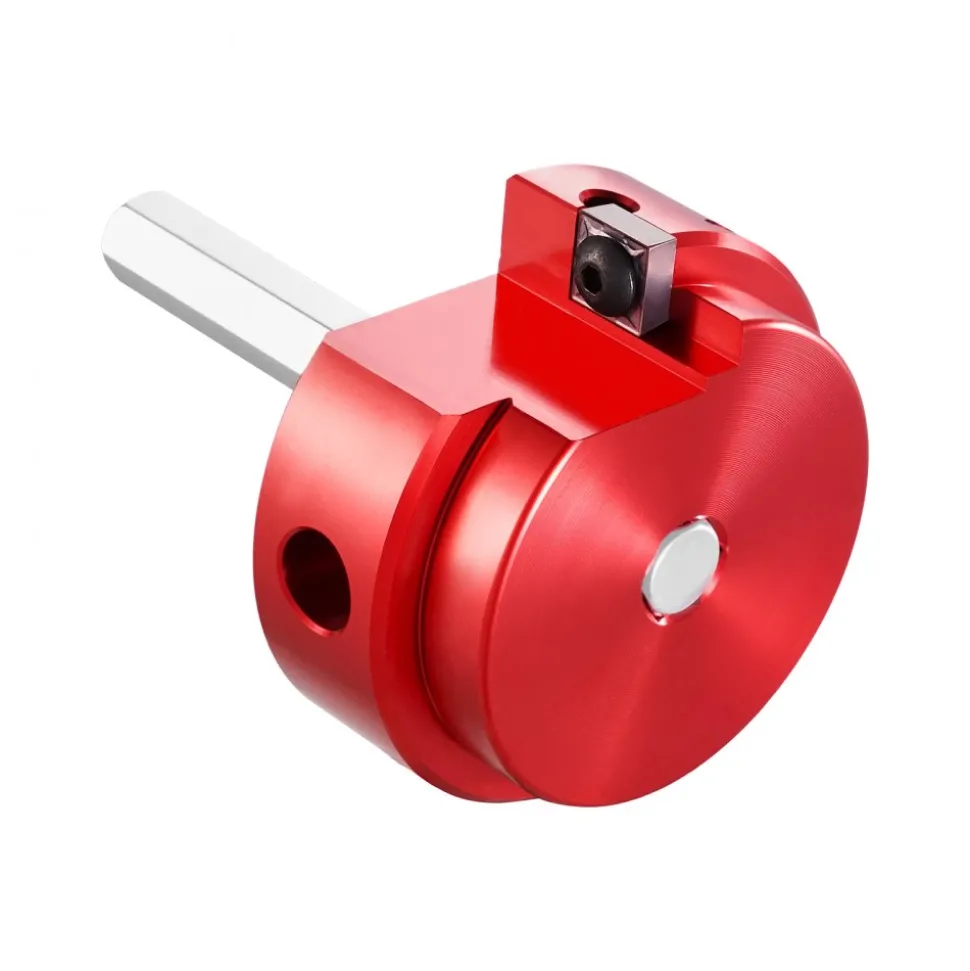 VEVOR 2 In PVC Pipe Reamer, Aluminum Alloy, PVC Pipe Fitting Saver, for Use with SCH 40 ABS, PVC, CPVC Pipes, Clean Leftover Pipe & Solvent Cement Remnants, for Water Lines, Drain Lines, Vent Lines