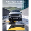 VEVOR 40 in Rubber Speed Bump, 2 Pack, 2 Channel Heavy Duty Traffic Speed Hump, 22000 lbs/Axle Load Capacity, Cable Protector Ramp with Expansion Screws, for Asphalt Concrete Gravel Driveway and Road