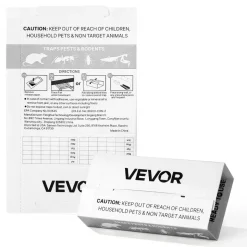 VEVOR Insect Glue Trap, 36 Pack Glue Boards, Peanut Scent, Foldable Design Sticky Pest Control Adhesive Sticky Traps Indoor for Home, Ready to Use for Catching Bugs, Ants, Roaches, Spiders, Centipedes