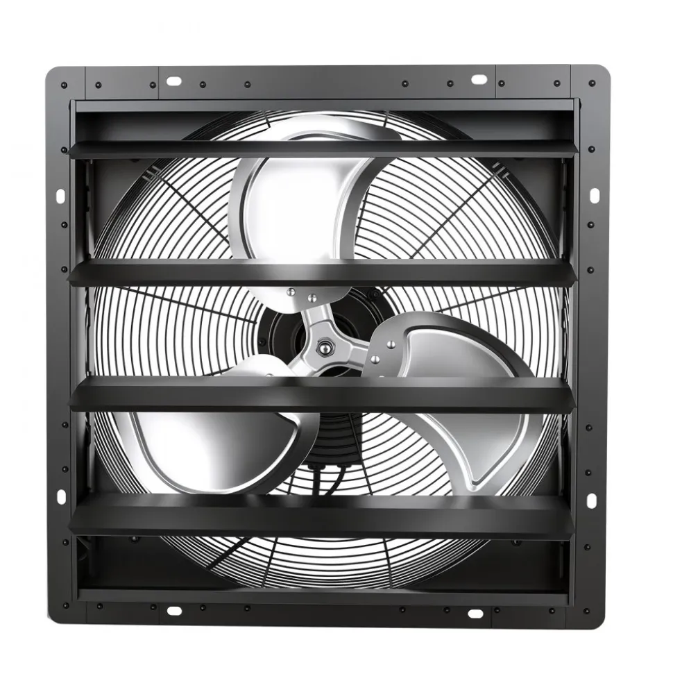 VEVOR 20 in Shutter Exhaust Fan Wall-Mount Automatic Louvers Variable Speed, Sturdy Steel Housing, Low Noise, AC Motor, 4499 CFM Ventilation and Cooling for Attic, Garage, Barn, Greenhouse, Workshop