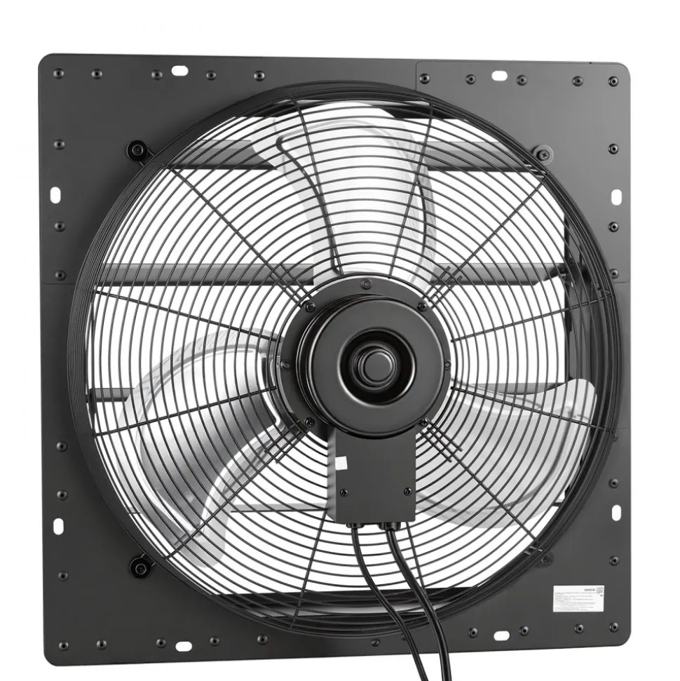 VEVOR 20 in Shutter Exhaust Fan Wall-Mount Automatic Louvers Variable Speed, Sturdy Steel Housing, Low Noise, AC Motor, 4499 CFM Ventilation and Cooling for Attic, Garage, Barn, Greenhouse, Workshop