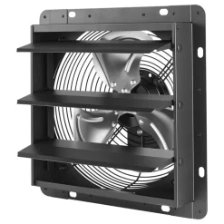 VEVOR 10 in Shutter Exhaust Fan Wall-Mount Automatic Louvers Variable Speed, Sturdy Steel Housing, Low Noise, AC Motor, 874 CFM Ventilation and Cooling for Attic, Garage, Barn, Greenhouse, Workshop