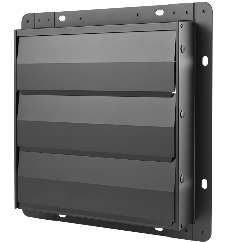 VEVOR 12 in Shutter Exhaust Fan Wall-Mount Automatic Louvers Variable Speed, Sturdy Steel Housing, Low Noise, AC Motor, 1347 CFM Ventilation and Cooling for Attic, Garage, Barn, Greenhouse, Workshop