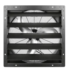 VEVOR 24 in Shutter Exhaust Fan Wall-Mount Automatic Louvers Variable Speed, Sturdy Steel Housing, Low Noise, AC Motor, 7030 CFM Ventilation and Cooling for Attic, Garage, Barn, Greenhouse, Workshop