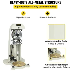 VEVOR Inside Ring Engraver Double Sided Dial Ring Engraver Stamper 1.5mm-2.0mm Character Letter Block Ring Engraver Machine for Rings Inner Engraving