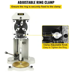 VEVOR Inside Ring Engraver Double Sided Dial Ring Engraver Stamper 1.5mm-2.0mm Character Letter Block Ring Engraver Machine for Rings Inner Engraving