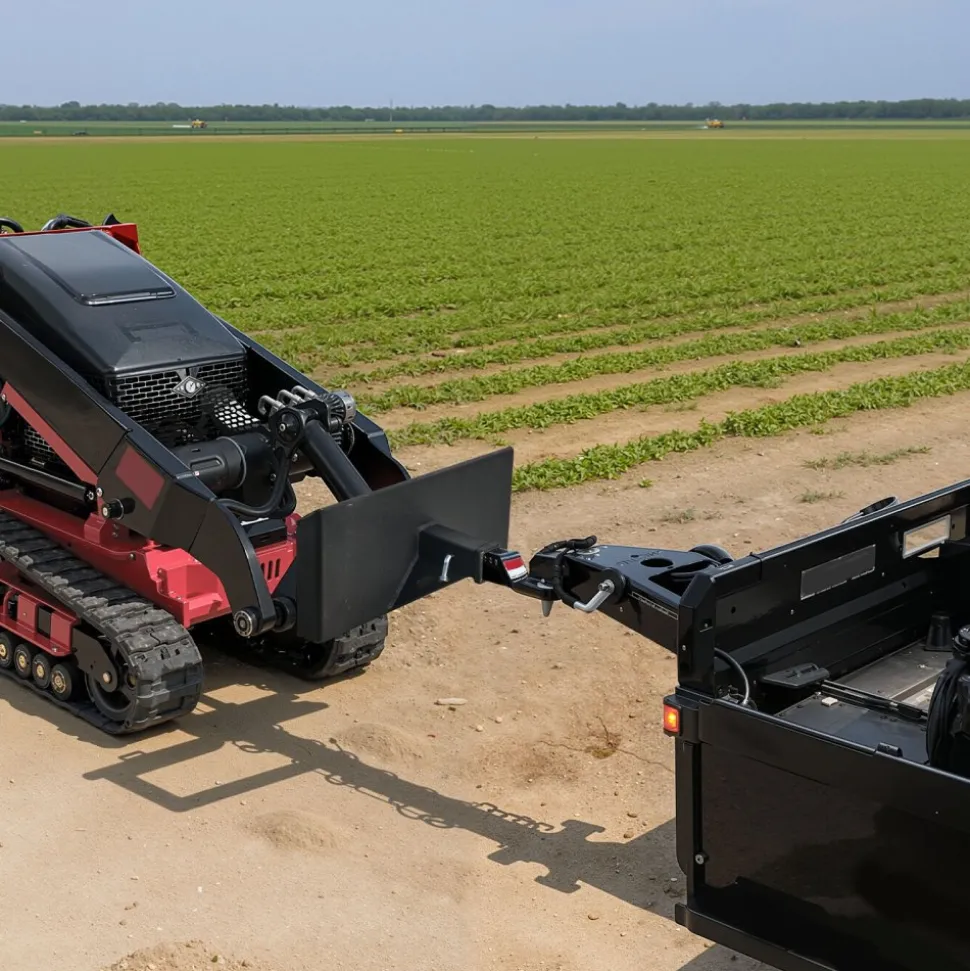 VEVOR 1/4 in Skid Steer Mount Plate with 2" Receiver Hitch, Universal Quick Attach Mount Plate, 1500lbs Capacity, Heavy Duty Steel Loader Plates Compatible with Toro Dingo Skid Steers & Tractors
