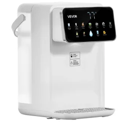 VEVOR Instant Hot Water Dispenser, Countertop Boiling Water Dispenser with Adjustable 7 Temperatures & 7 Water Volumes, 118oz Removable Water Tank, Quick Heating with Touchscreen & Child Lock for Home