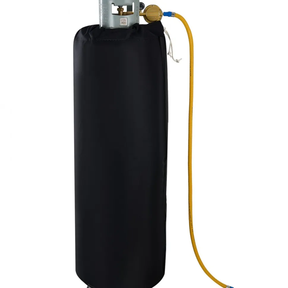 VEVOR Insulated Band Style Gas Cylinder Warmer, Fits 100 lbs Gas Tanks 280W Propane Heater, Fixed Internal Thermostat Max Temp 90 ℉, Durable Waterproof Oxford Fabric, FCC Listed