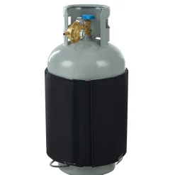 VEVOR Insulated Band Style Gas Cylinder Warmer, Fits 40 lbs Gas Tanks 120W Propane Heater, Fixed Internal Thermostat Max Temp 90 ℉, Durable Waterproof Oxford Fabric, FCC Listed
