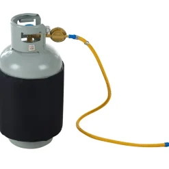 VEVOR Insulated Band Style Gas Cylinder Warmer, Fits 40 lbs Gas Tanks 120W Propane Heater, Fixed Internal Thermostat Max Temp 90 ℉, Durable Waterproof Oxford Fabric, FCC Listed