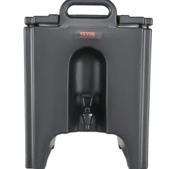 VEVOR Insulated Beverage Dispenser, 10 Gallon, Food-grade LL9450UP Hot and Cold Beverage Server, Thermal Drink Dispenser Cooler with 1.18 in PU Layer Two-Stage Faucet Handle, for Restaurant Drink Shop