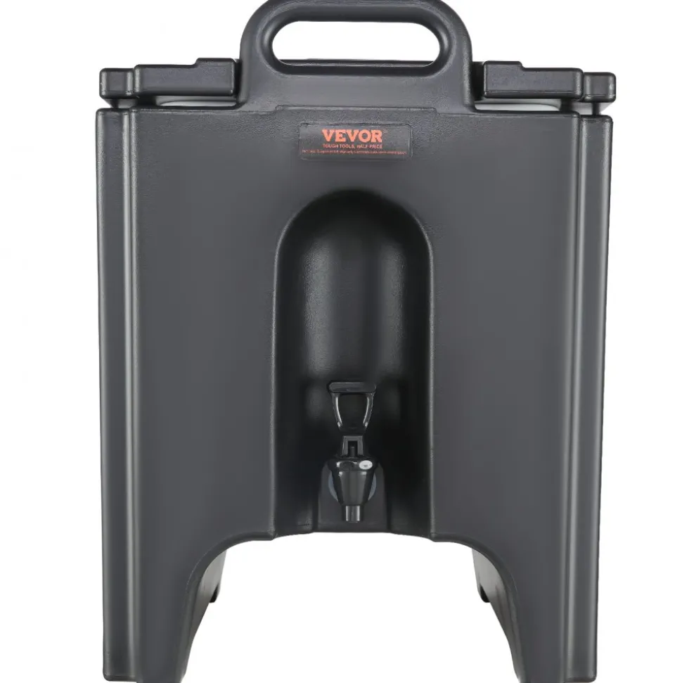 VEVOR Insulated Beverage Dispenser, 10 Gallon, Food-grade LL9450UP Hot and Cold Beverage Server, Thermal Drink Dispenser Cooler with 1.18 in PU Layer Two-Stage Faucet Handle, for Restaurant Drink Shop