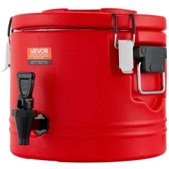 VEVOR Insulated Beverage Dispenser, 2.2 Gal/8L Thermal Hot and Cold Drink Server Dispenser with Spigot, Food-Grade Cooler Jug with 304 Stainless Steel Interior, for Tea Coffee Restaurant Outdoor