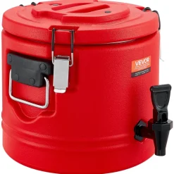 VEVOR Insulated Beverage Dispenser, 2.2 Gal/8L Thermal Hot and Cold Drink Server Dispenser with Spigot, Food-Grade Cooler Jug with 304 Stainless Steel Interior, for Tea Coffee Restaurant Outdoor