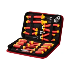 VEVOR Insulated Screwdriver Set, 12-Piece Professional Electrical Screwdriver Set, 1000V Insulated Electrician Tool Set, with Magnetic Phillips Slotted Tips, Insulated Pliers, and Diagonal Pliers